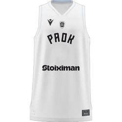Macron PAOK B.C. Home 2026/27 Φανέλα Μπάσκετ 00000522-WH