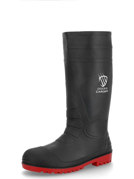 Procera Cardiff Γαλότσες Ασφαλείας Γονάτου Μαύρες