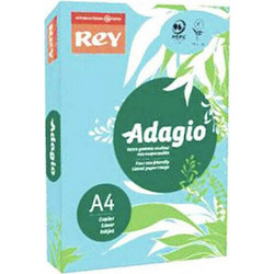 Rey Adagio Χαρτί Α4 80gr/m² 500 Φύλλα Γαλάζιο 085004021