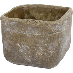Plastona Κασπώ Πήλινο Καφέ 13x13x10.5cm 013.801581