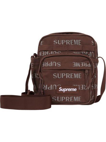 Supreme Ανδρική Τσάντα Ώμου / Χιαστί Καφέ FW26B8