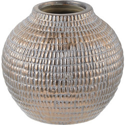 Artekko Tribal Κασπώ Πήλινο Χρυσό 20x19cm