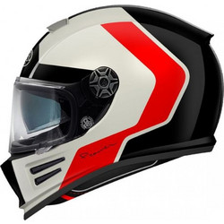 Premier Commander GP92BM Black White Red Κράνος Μηχανής Full Face 1470gr