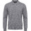 Funky Buddha Ανδρική Μπλούζα Polo Μακρυμάνικη Γκρι FBM014-008-09