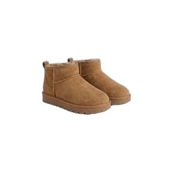 Sugarfree Γυναικεία Μποτάκια Suede Ταμπά με Γούνα 26839054