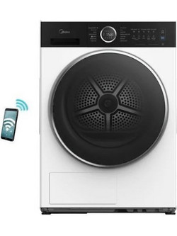 Midea MD205H90BW/W-GR Στεγνωτήριο Ρούχων 9kg με Αντλία Θερμότητας
