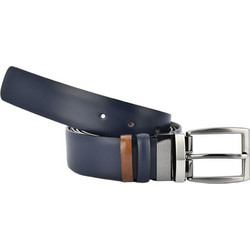 Nino Venturi Ανδρική Ζώνη Δερμάτινη Navy Μπλε Ταμπά F1357.4/3