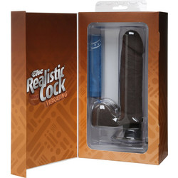Doc Johnson The Realistic Cock Ρεαλιστικός Δονητής 15cm Καφέ