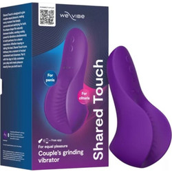 We-Vibe Shared Touch Κλειτοριδικός Δονητής για Ζευγάρια με App Control 13.8cm Μωβ