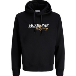 Jack & Jones Ανδρικό Φούτερ με Κουκούλα Μαύρο 12299760