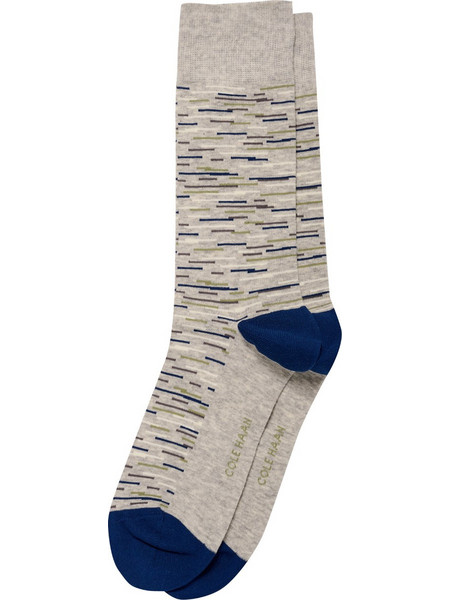 Cole Haan Ανδρικές Κάλτσες Ψηλές με Σχέδια Γκρι CHM251DR07001
