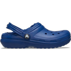Crocs Ανατομικές Χειμερινές Παιδικές Παντόφλες για Αγόρι με Γούνα Royal Blue 207009-5FH