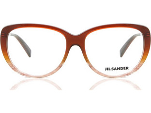 Jil Sander J4003 D Γυναικείος Σκελετός Γυαλιών Οράσεως Κοκάλινος Καφέ