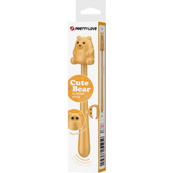 Pretty Love Cute Bear Flirting Δονητής 13.3cm Κίτρινος
