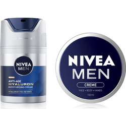 Nivea Men Hyaluron Cream 50ml + Original Cream 150ml