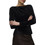 Vero Moda Γυναικείο Χειμερινό Top Βελούδινο Μαύρο 10355055