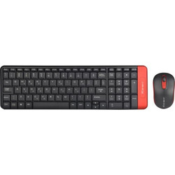 Element KB-590WMS Black Red Ασύρματο Σετ Πληκτρολόγιο & Ποντίκι