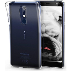 Θήκη σιλικόνης διάφανη για Nokia 5.1 by KW (200-103-080)