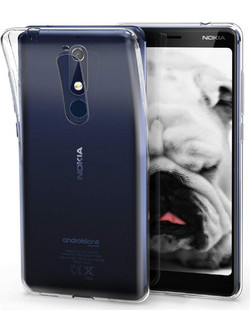 Θήκη σιλικόνης διάφανη για Nokia 5.1 by KW (200-103-080)