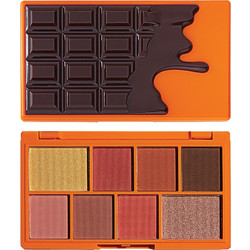Makeup Revolution I Heart Chocolate Orange Mini Παλέτα Σκιών
