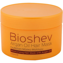Bioshev Argan Oil Μάσκα Μαλλιών για Επανόρθωση για Βαμμένα Ξηρά & Ταλαιπωρημένα Μαλλιά 500ml