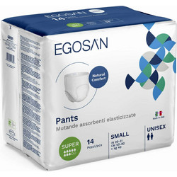 Egosan Super Small Πάνες Βρακάκι Ακράτειας 2 Σταγόνες 14τμχ