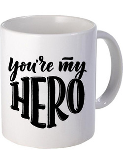 Κούπα για τον Μπαμπά you are my hero Κεραμική