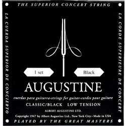 Augustine Classic Black Σετ 6 Χορδές Κλασικής Κιθάρας Nylon 28-43" Normal Tension