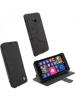KRUSELL MALMO ΘΗΚΗ MICROSOFT LUMIA 535 LEATHER FLIPWALLET BLACK