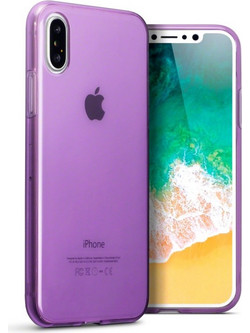 Terrapin Back Cover Clear Purple (iPhone X)