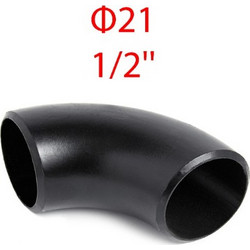 Καμπύλη οξυγόνου μαύρη Φ21 1/2''