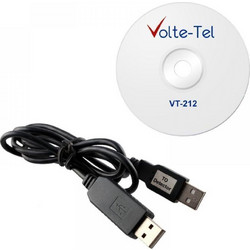 USB CABLE+SOFTWARE ΑΝΙΧΝΕΥΤΗ & ΚΑΤΑΜΕΤΡΗΤΗ ΧΑΡΤΟΝΟΜΙΣΜΑΤΩΝ VOLTE-TEL VT-212