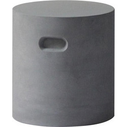 Σκαμπό Κήπου Concrete Cylinder - Woodwell