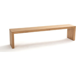 Πάγκος από μασίφ ξύλο δρυ Μ35xΠ200xΥ46cm