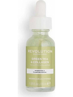 Revolution Green Tea & Collagen Ενυδατικό Serum Προσώπου με Κολλαγόνο & Πράσινο Τσάι 30ml