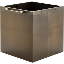 Ξυλοθήκη Zogometal K14 Μπρονζέ 34x34x35 cm