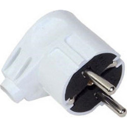 Φις Σούκο Αρσενικό Πλάγιας Λευκό 16A 240v - 15-451-002 - Αρσενικό