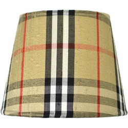 Αμπαζούρ για πολυέλαιο - ύφασμα καρό τύπου Burberry (big pattern)