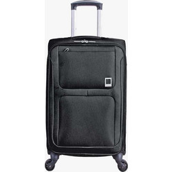 Bartuggi 722-119 Βαλίτσα Μεσαία 67x42x30cm με 4 Ρόδες Μαύρη