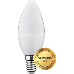 Geti bulb led 6W white warm, (E14 C37) SAMSUNG chip