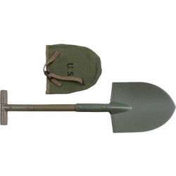 MFH US T-Spade OD w/ Canvas Case