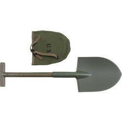 MFH US T-Spade OD w/ Canvas Case