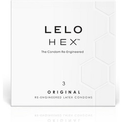 Lelo HEX Original Προφυλακτικά Λεπτά με Λιπαντικό 3τμχ