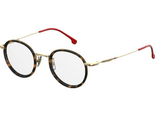 Carrera CA163VF 086 Σκελετός Γυαλιών Οράσεως Μεταλλικός Χρυσός Ταρταρούγα