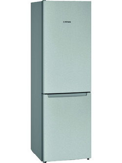 Pitsos PKNB36NLE0 Ψυγειοκαταψύκτης 302lt Full No Frost Υ186xΠ60xΒ66cm Inox