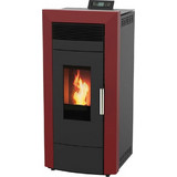 Alfa Plam Commo Hydro 21 Bordeaux Σόμπα Pellet Καλοριφέρ 21kW
