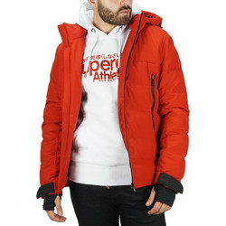 Biston Ανδρικό Μπουφάν Χειμωνιάτικο Puffer Κόκκινο 44-201-053