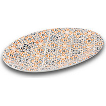 Πιατέλα οβάλ πορσελάνινη Maiolica orange 35cm