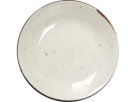 Espiel Πιάτο Βαθύ Πορσελάνης Terra Cream 25.5cm TLK105K6