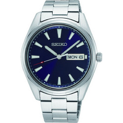 Seiko Conceptual Ανδρικό Ρολόι με Ασημί Μεταλλικό Μπρασελέ SUR341P1